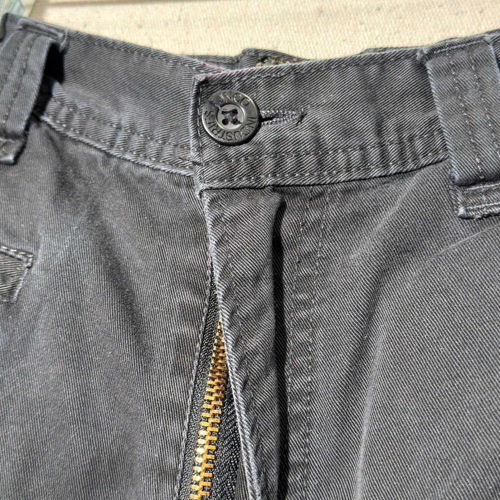 JNCO Cargo Shorts Mens 32 Black Dragon Embroidered Y2K Streetwear Skater - Picture 8 of 8
